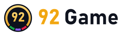 92games.uk logo — a gold chip marked 92 ringed with the red, green and violet prediction colours